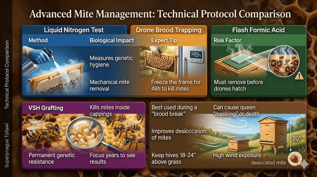 Advanced Mite Management: Technical Protocol Comparison
